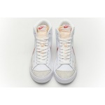 Get Nike Blazer Mid 77 Sketch White Red CW7580-100