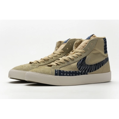 Get Nike SB Zoom Blazer Mid Sashiko Sesame CT0715-200 01