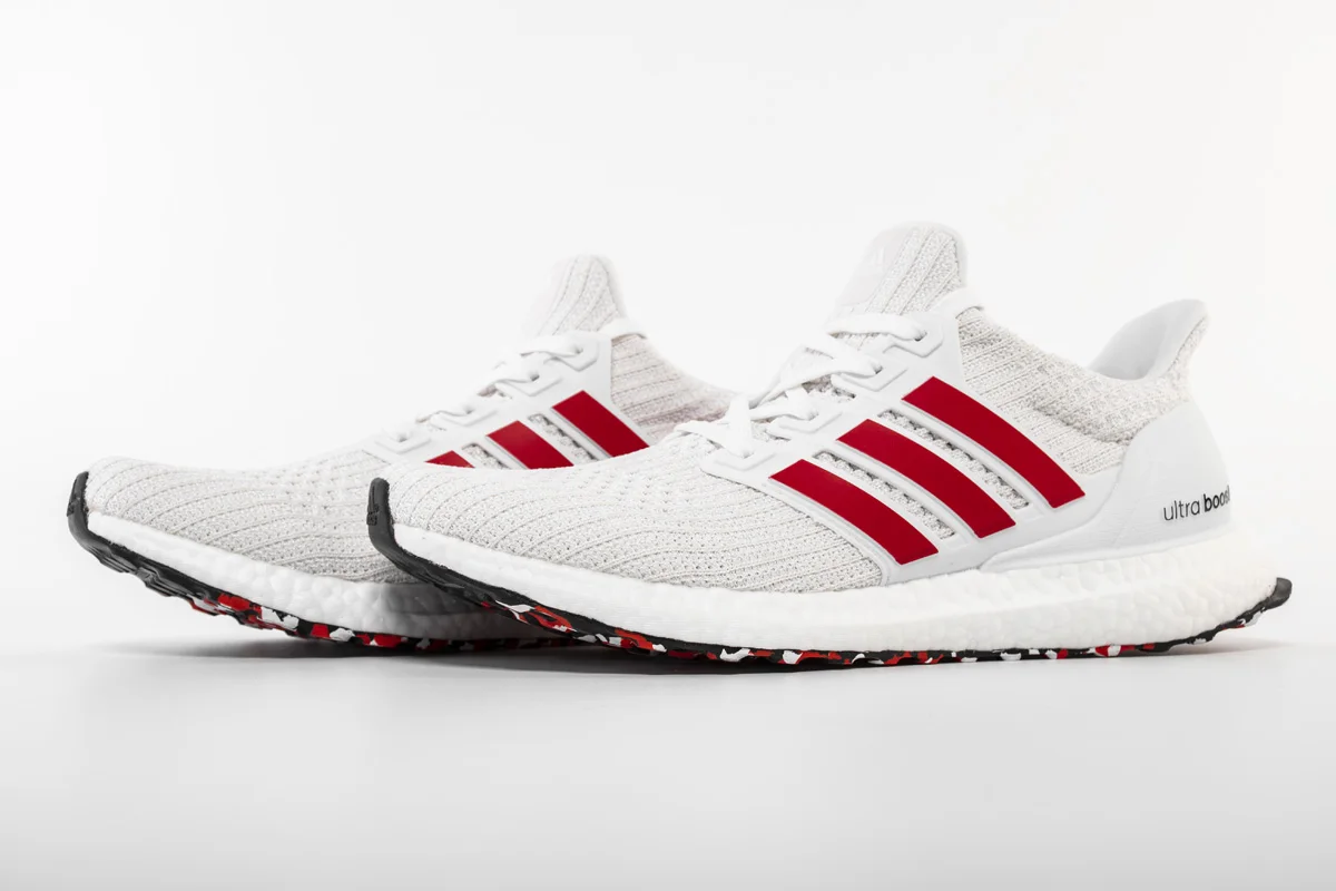 Get Adidas Ultra Boost 4.0 Cloud White Active Red DB3199