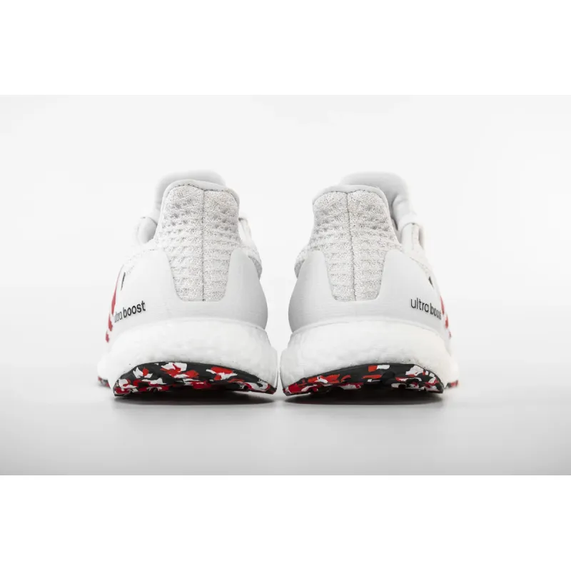 Get Adidas Ultra Boost 4.0 Cloud White Active Red DB3199