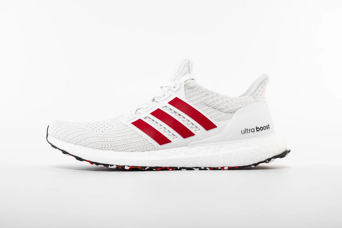 Get Adidas Ultra Boost 4.0 Cloud White Active Red DB3199