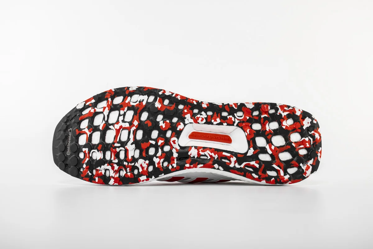 Get Adidas Ultra Boost 4.0 Cloud White Active Red DB3199