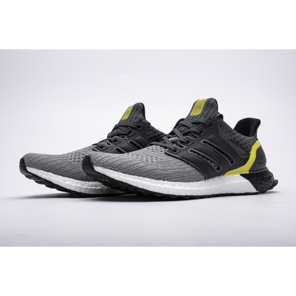 Get Adidas Ultra Boost 4.0 Grey Black Yellow G54003