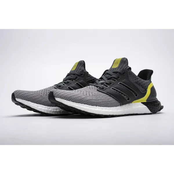 Get Adidas Ultra Boost 4.0 Grey Black Yellow G54003