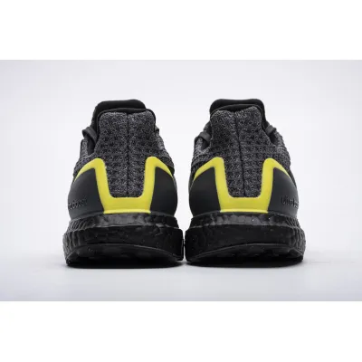 Get Adidas Ultra Boost 4.0 Grey Black Yellow G54003 02