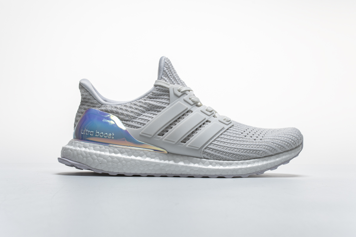 Get Adidas Ultra Boost 4.0 Iridescent White BY1756