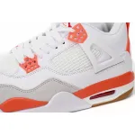 Get Air Jordan 4 White Orange DR5415-108