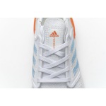 Get Adidas Ultra Boost 20 White Sharp Blue True Orange EG0768