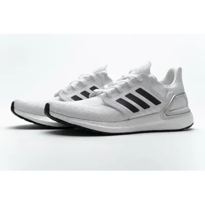 Get Adidas Ultra BOOST 20 CONSORTIUM White Silver Grey EG0783 01