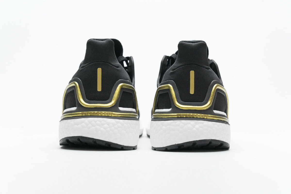 Get Adidas Ultra Boost 20 Black Gold White EE4393