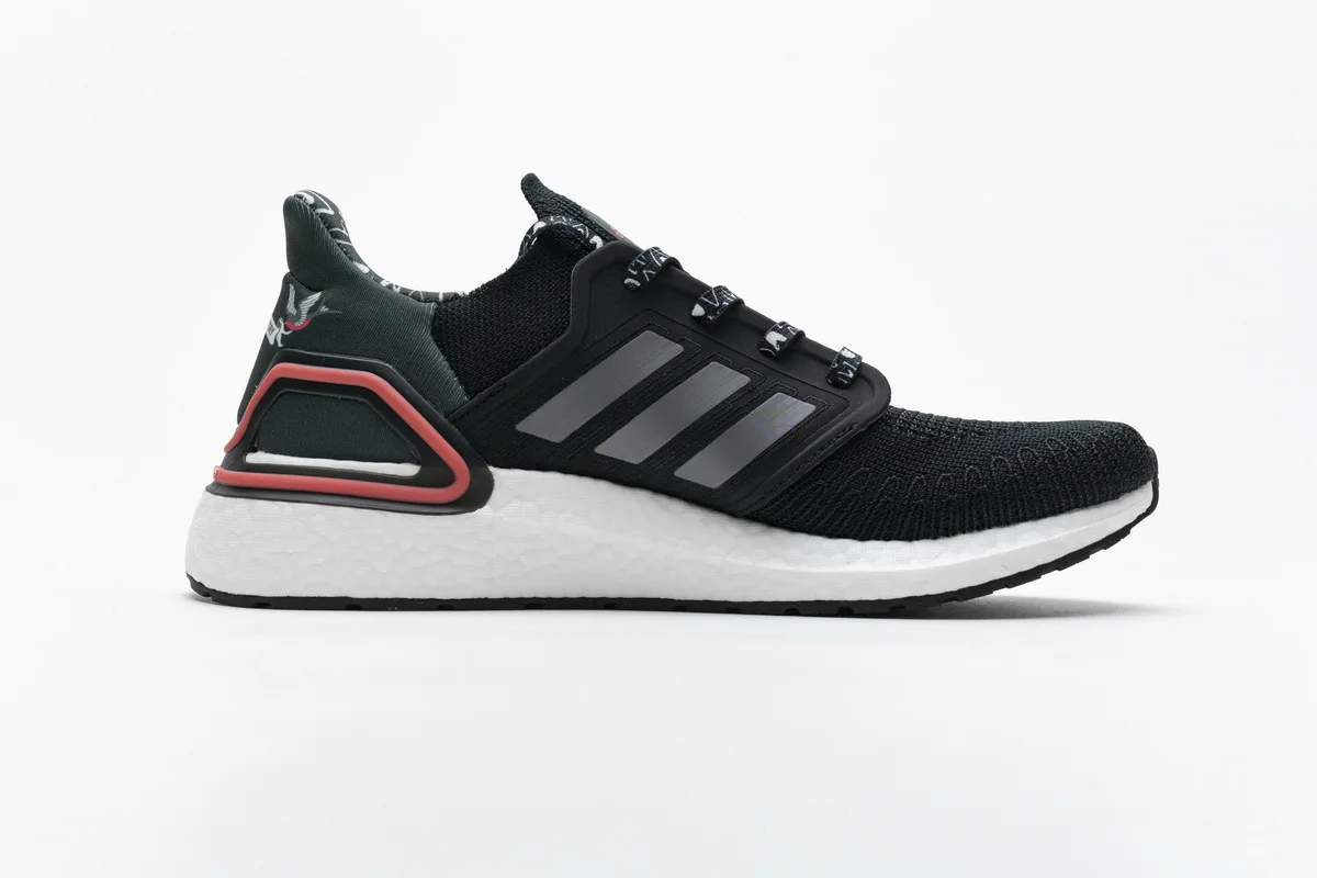 Get Adidas Ultra BOOST 20 Black White Red FX8895