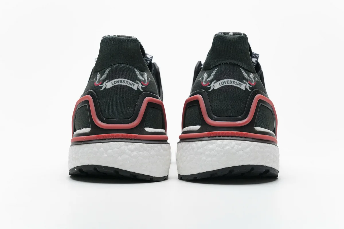 Get Adidas Ultra BOOST 20 Black White Red FX8895