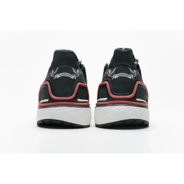 Get Adidas Ultra BOOST 20 Black White Red FX8895