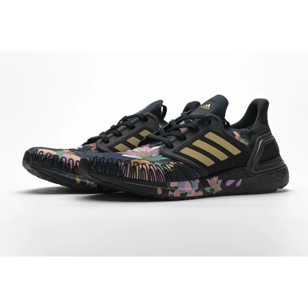 Get Adidas Ultra BOOST 20 Black White Red FW4310