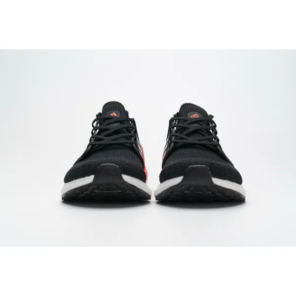 Get Adidas Ultra Boost 20 Core Black Signal Coral EG0756