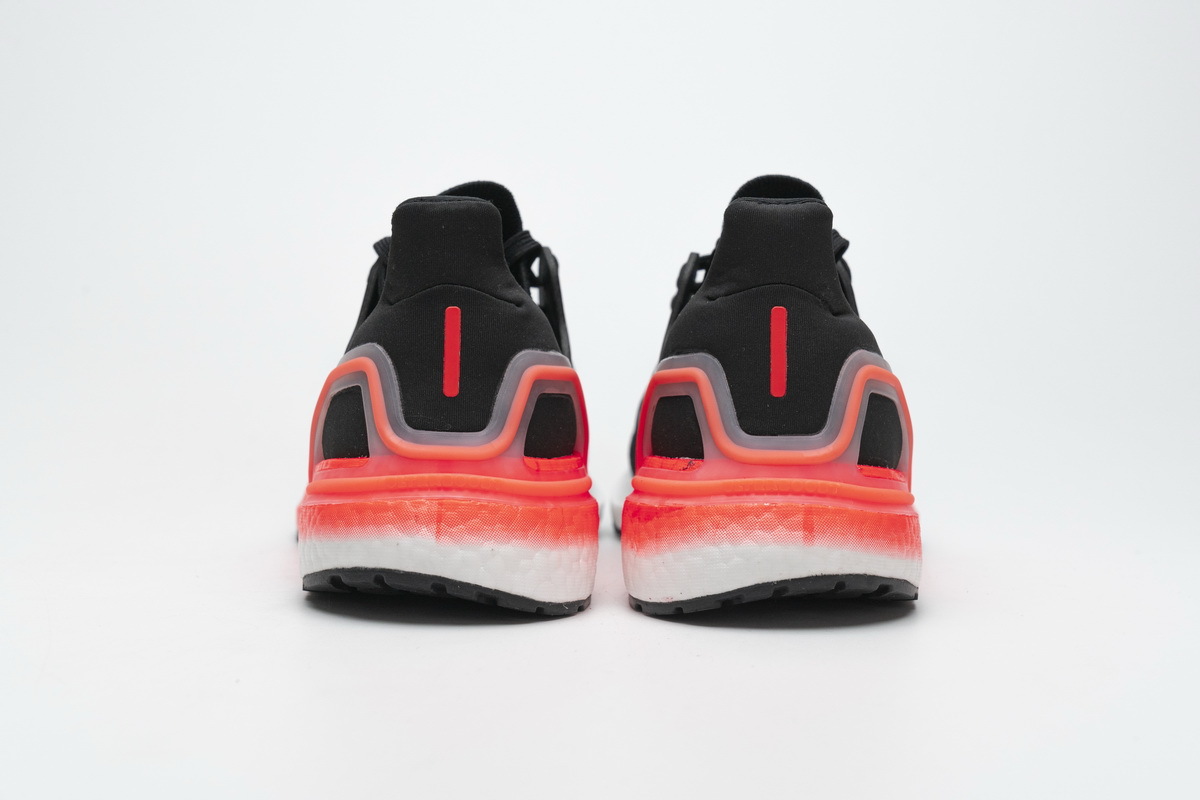 Get Adidas Ultra Boost 20 Core Black Signal Coral EG0756