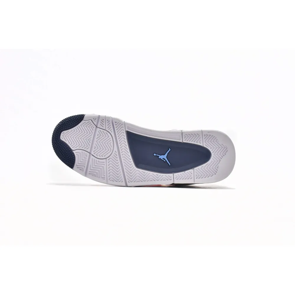 Get Air Jordan 4 Retro LS "Legend Blue" 314254-107