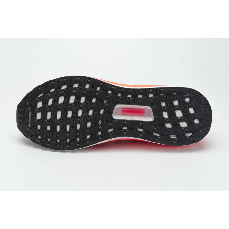 Get Adidas Ultra Boost 20 Core Black Signal Coral EG0756