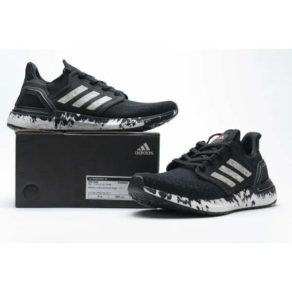 Get Adidas Ultra Boost 20 Marble Black EG1342