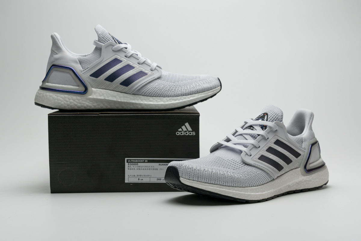 Get Adidas Ultra Boost 2020 ISS US National Lab Dash Grey Blue Violet EG0695