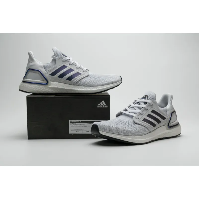 Get Adidas Ultra Boost 2020 ISS US National Lab Dash Grey Blue Violet EG0695