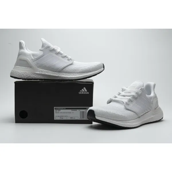 Get Adidas Ultraboost 20 Triple White EF1042