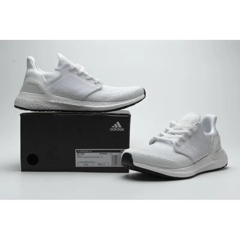 Get Adidas Ultraboost 20 Triple White EF1042
