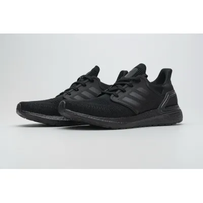 Get Adidas Ultra Boost 20 Triple Black EG0691 01