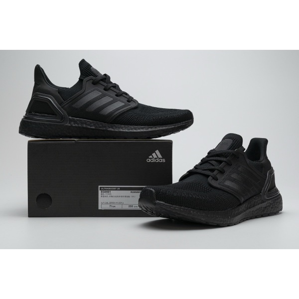 Get Adidas Ultra Boost 20 Triple Black EG0691