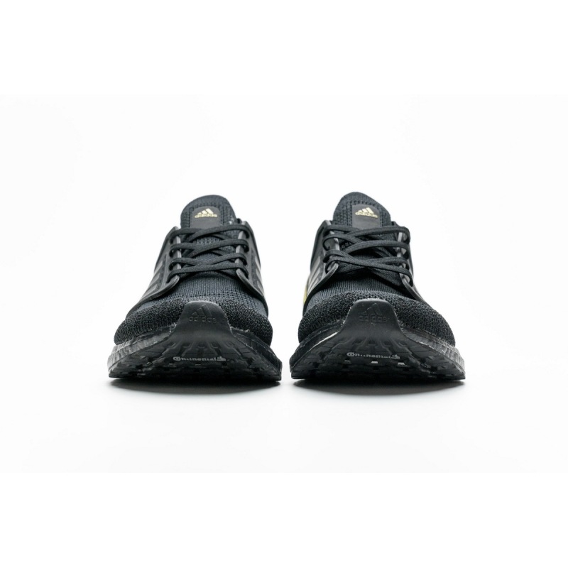 Get Adidas Ultra Boost 20 Core Black Gold Metallic EG0754