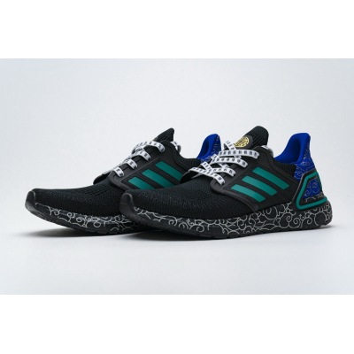 Get Adidas Ultra BOOST 20 Black Glory Green FX8887 01
