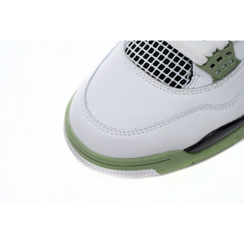 Air Jordan 4 WMNS “Oil Green”Seafoam (W) AQ9129-103