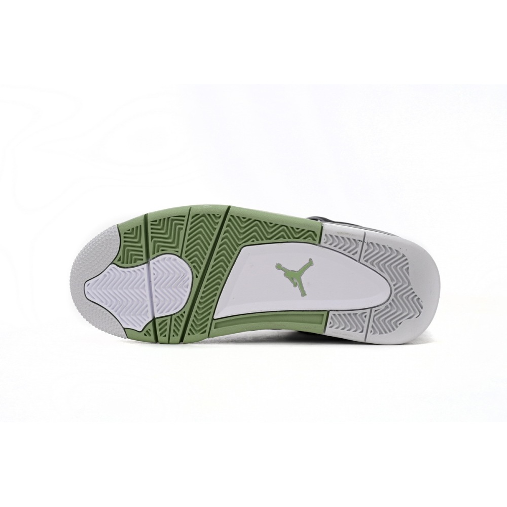 Air Jordan 4 WMNS “Oil Green”Seafoam (W) AQ9129-103