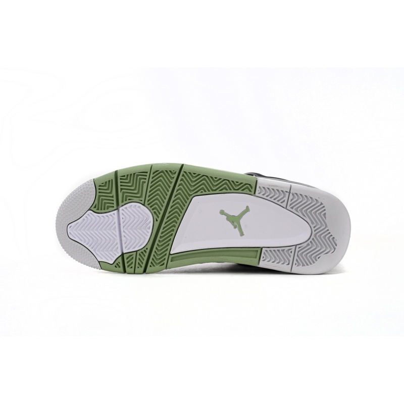Air Jordan 4 WMNS “Oil Green”Seafoam (W) AQ9129-103