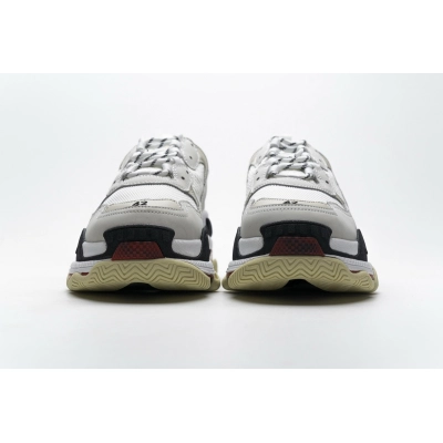 Get Balenciaga Triple S White Dark Grey Red 541624 W06E2 1790 02