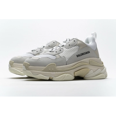 Get Balenciaga Triple S White 483546 W06F1 9000 01