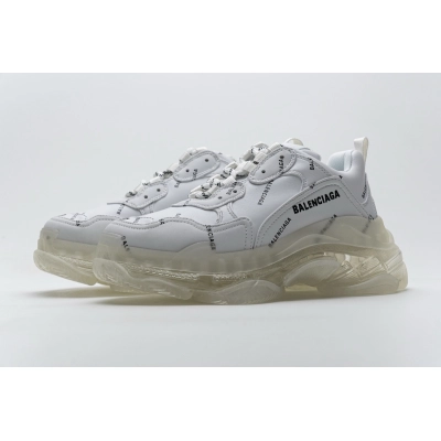 Get Balenciaga Triple S Letter White 524039 W09E1 2021 01