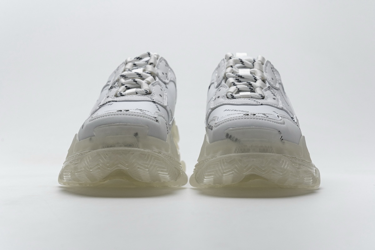 Get Balenciaga Triple S Letter White 524039 W09E1 2021