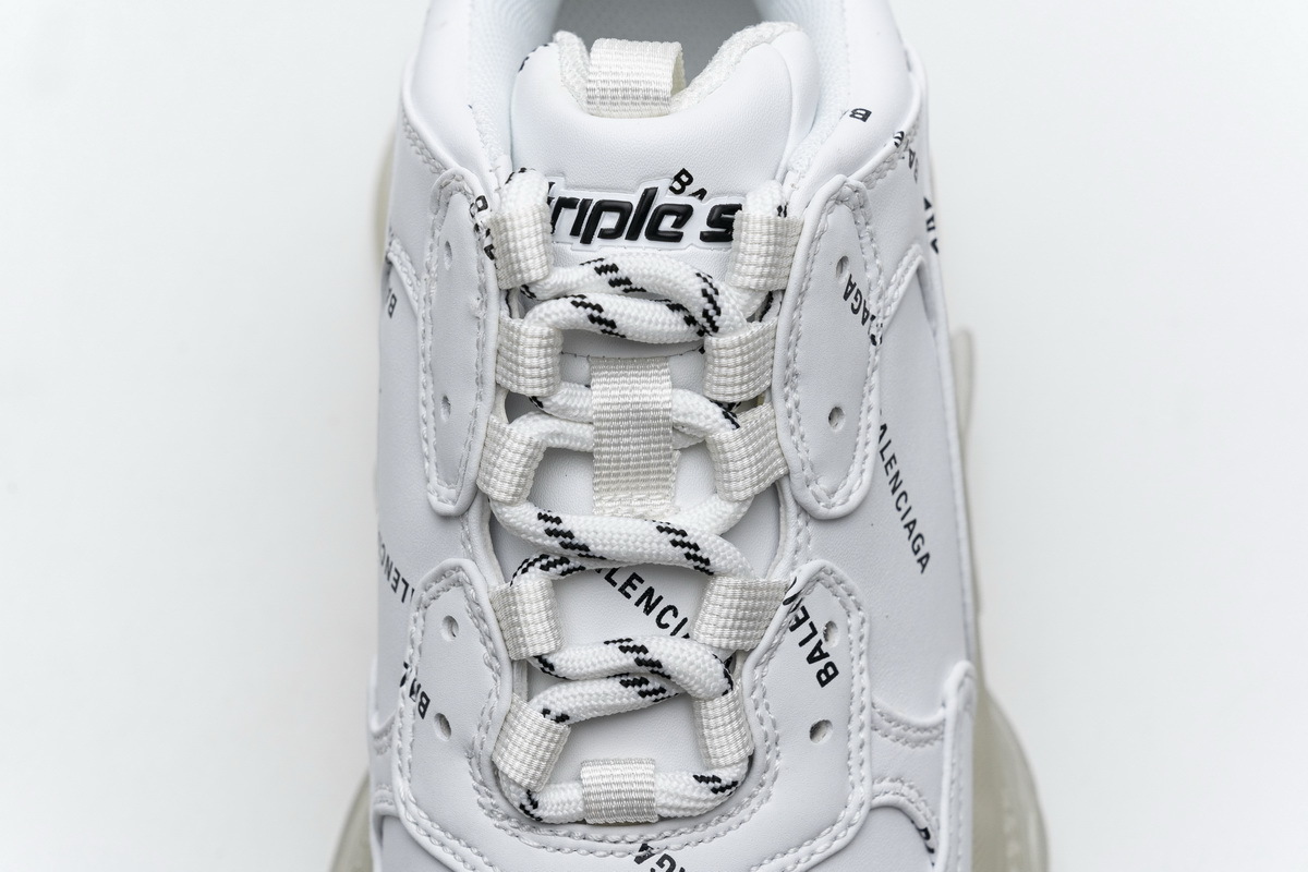 Get Balenciaga Triple S Letter White 524039 W09E1 2021