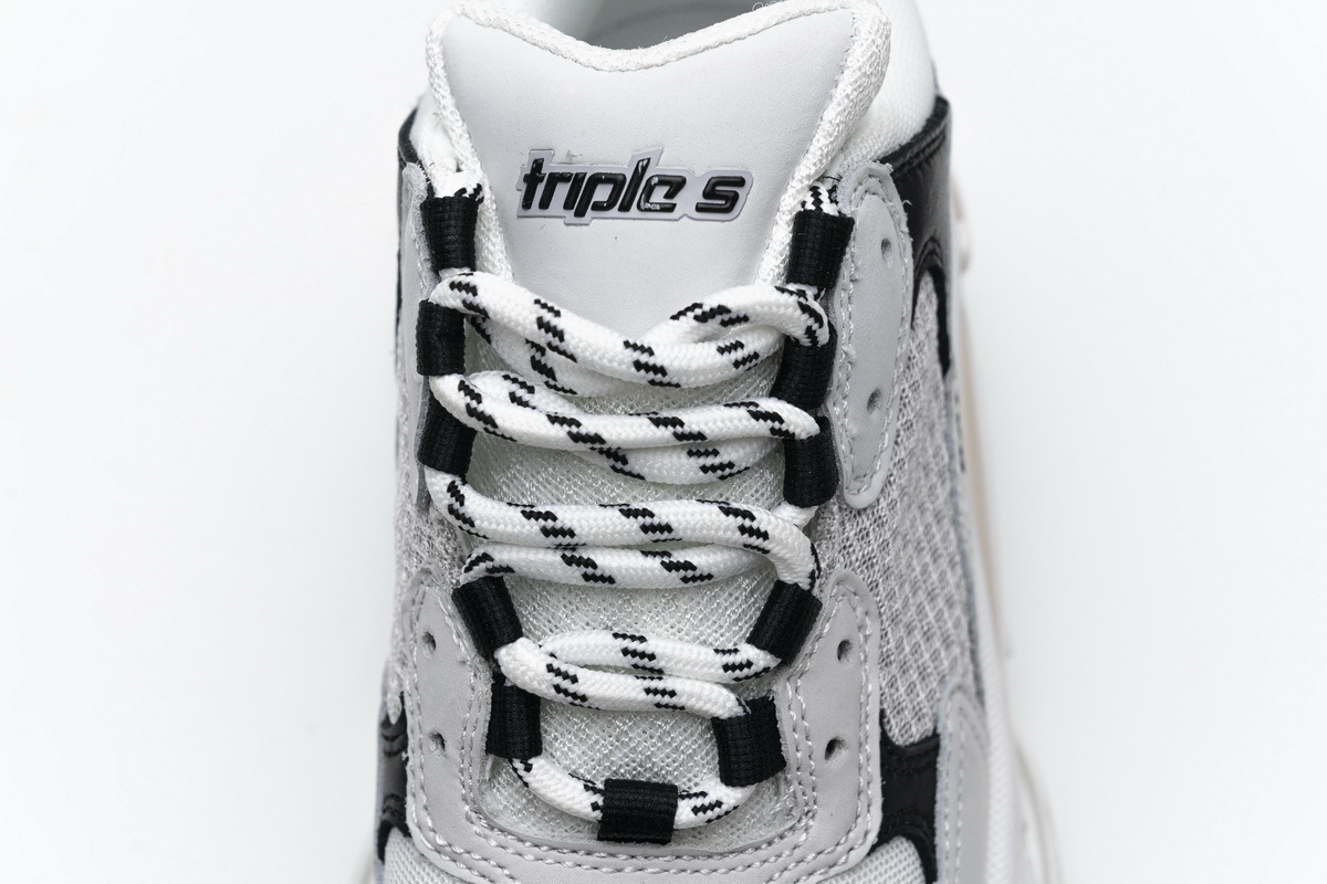 Get Balenciaga Triple S Black Grey 584088 W06E2 1769