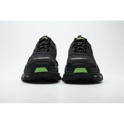 Get Balenciaga Triple S Black Green 524039 W2PW1 4881 02