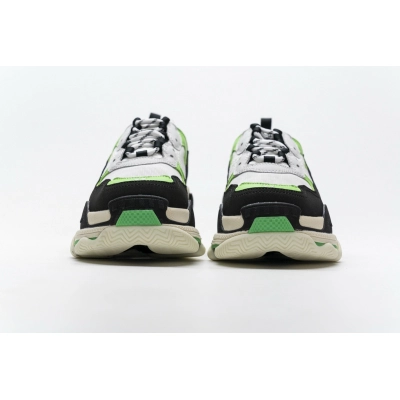 Get Balenciaga Triple S White Green 483513 W06E1 1008 02