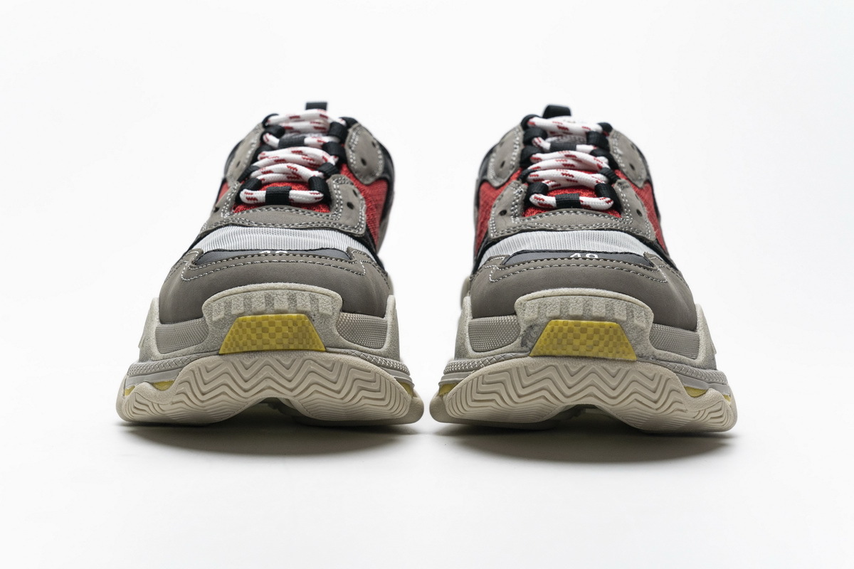 Get Balenciaga Triple S Blue Red 483513 W06E3 4365