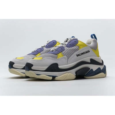 Get Balenciaga Triple S Black Grey Blue 541624 W06E2 7282 01