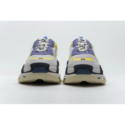 Get Balenciaga Triple S Black Grey Blue 541624 W06E2 7282 02