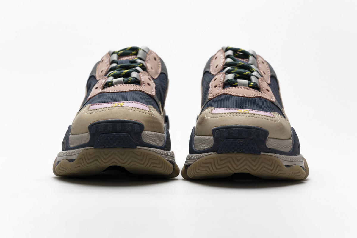Get Balenciaga Triple S Grey Yellow 490672 W09O5 1027