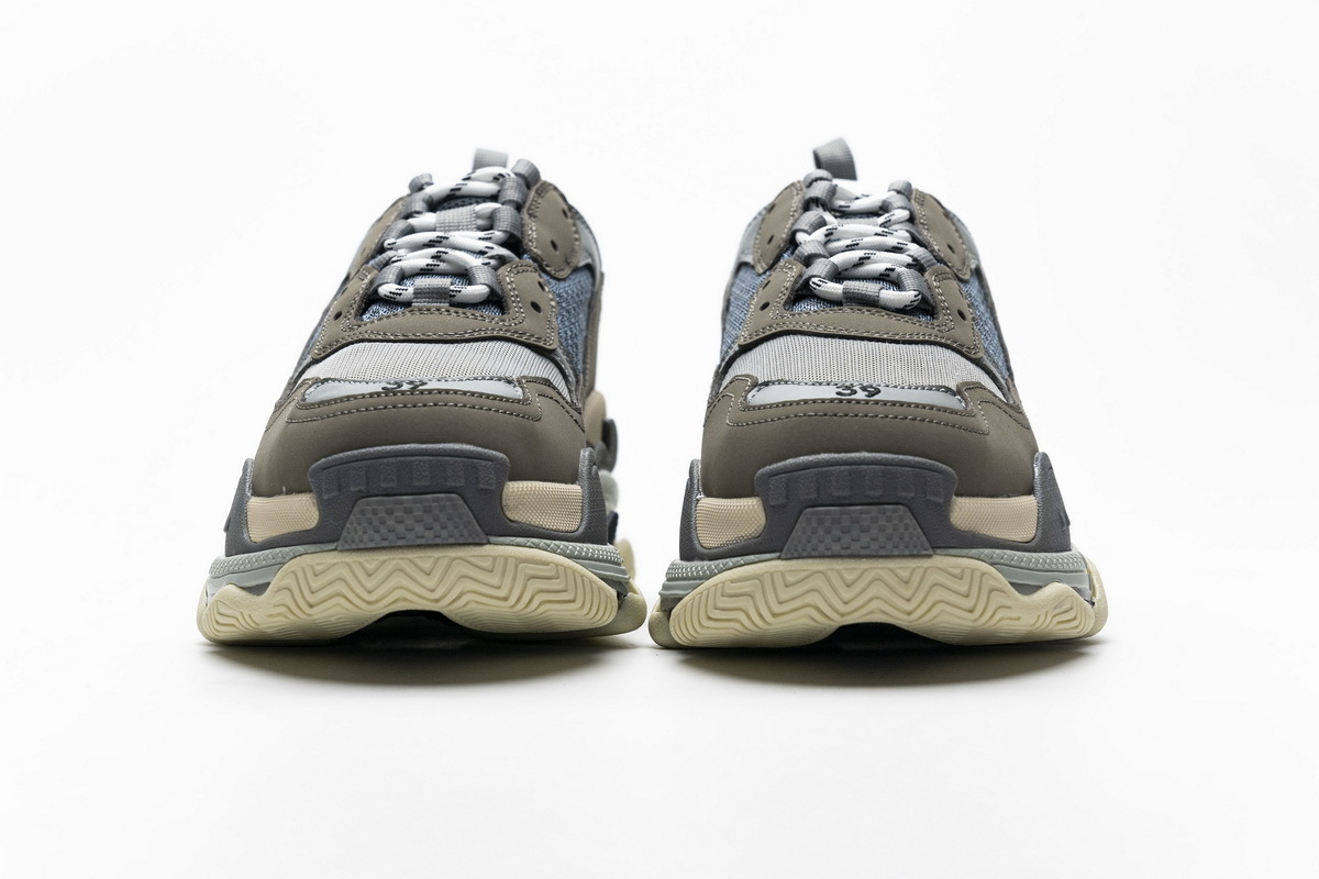 Get Balenciaga Triple S Grey 483513 W06E1 1259