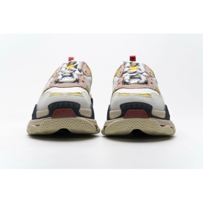 Get Balenciaga Triple S Black Yellow Pink 490672 W09O5 9035 02