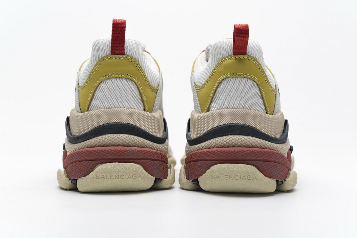Get Balenciaga Triple S Black Yellow Pink 490672 W09O5 9035