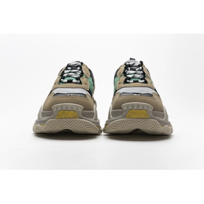 Get Balenciaga Triple S Beige Green Yellow 483513 W06E3 7070 02